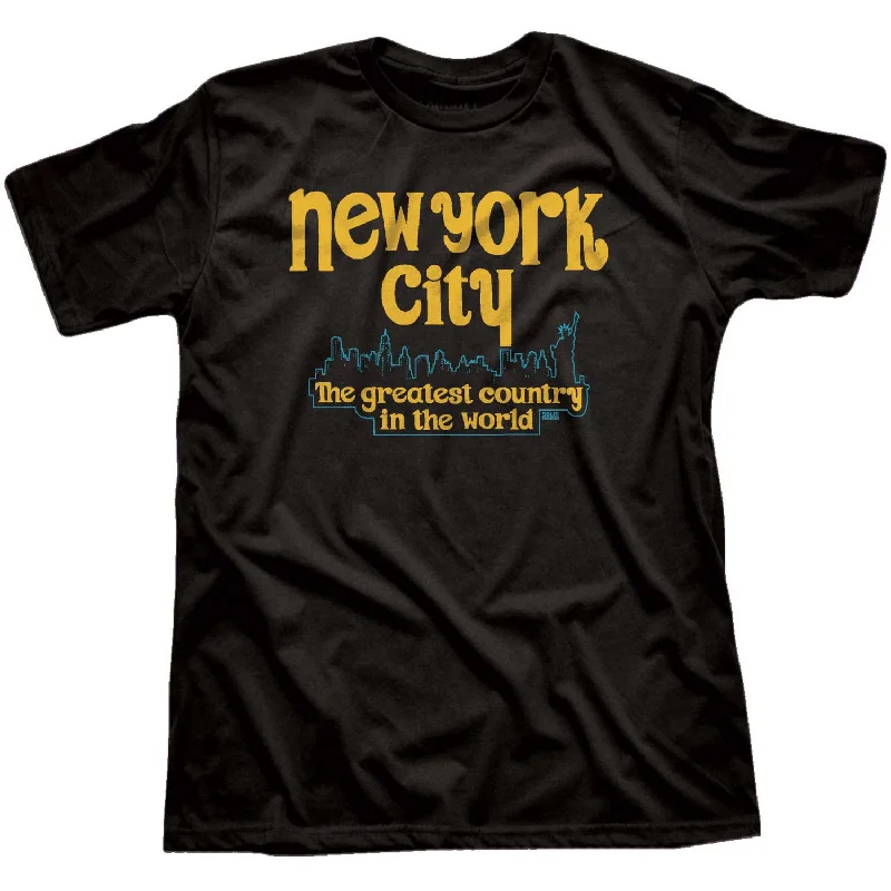 Men's all-season t-shirt-New York City The Greatest Country In The World T-shirt