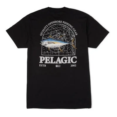 Men's modern casual t-shirt-Pelagic Men's T-Shirts Short Sleeve