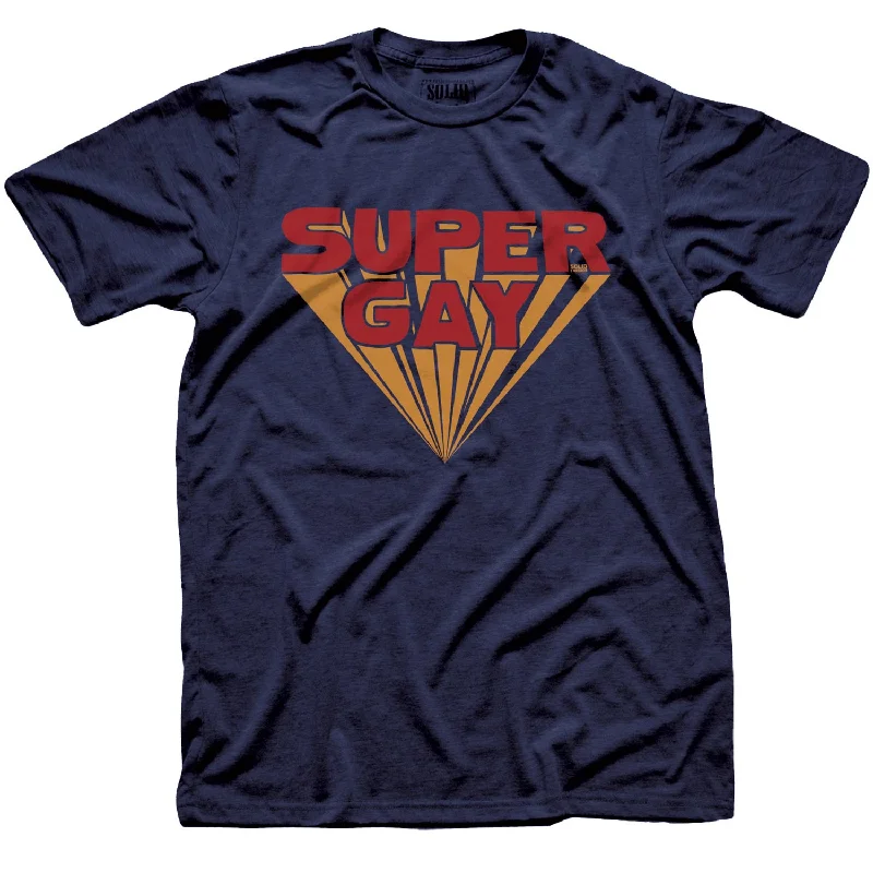 Men's durable wear t-shirt-Super Gay T-shirt