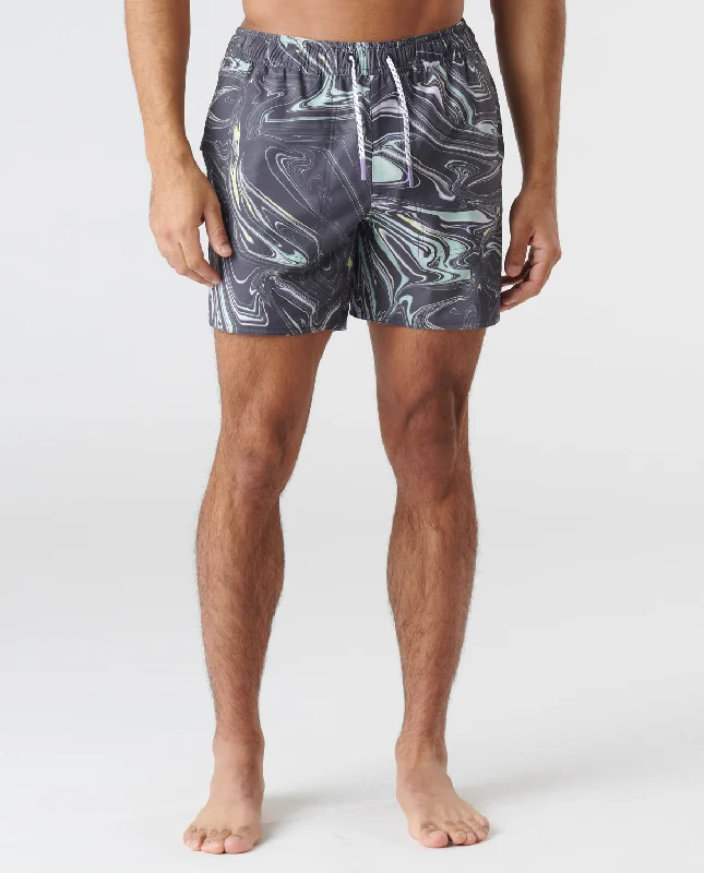 Men's ultra-light casual shorts-Saylor Swim Liquid Charcoal