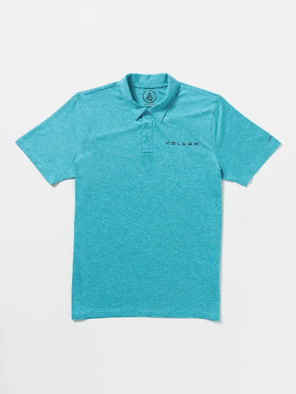 Men's breathable office wear polo shirt-Hodad Polo Short Sleeve Shirt - Barrier Reef